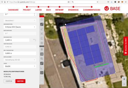 Erste Versuche mit K2 Base Onlineplaner