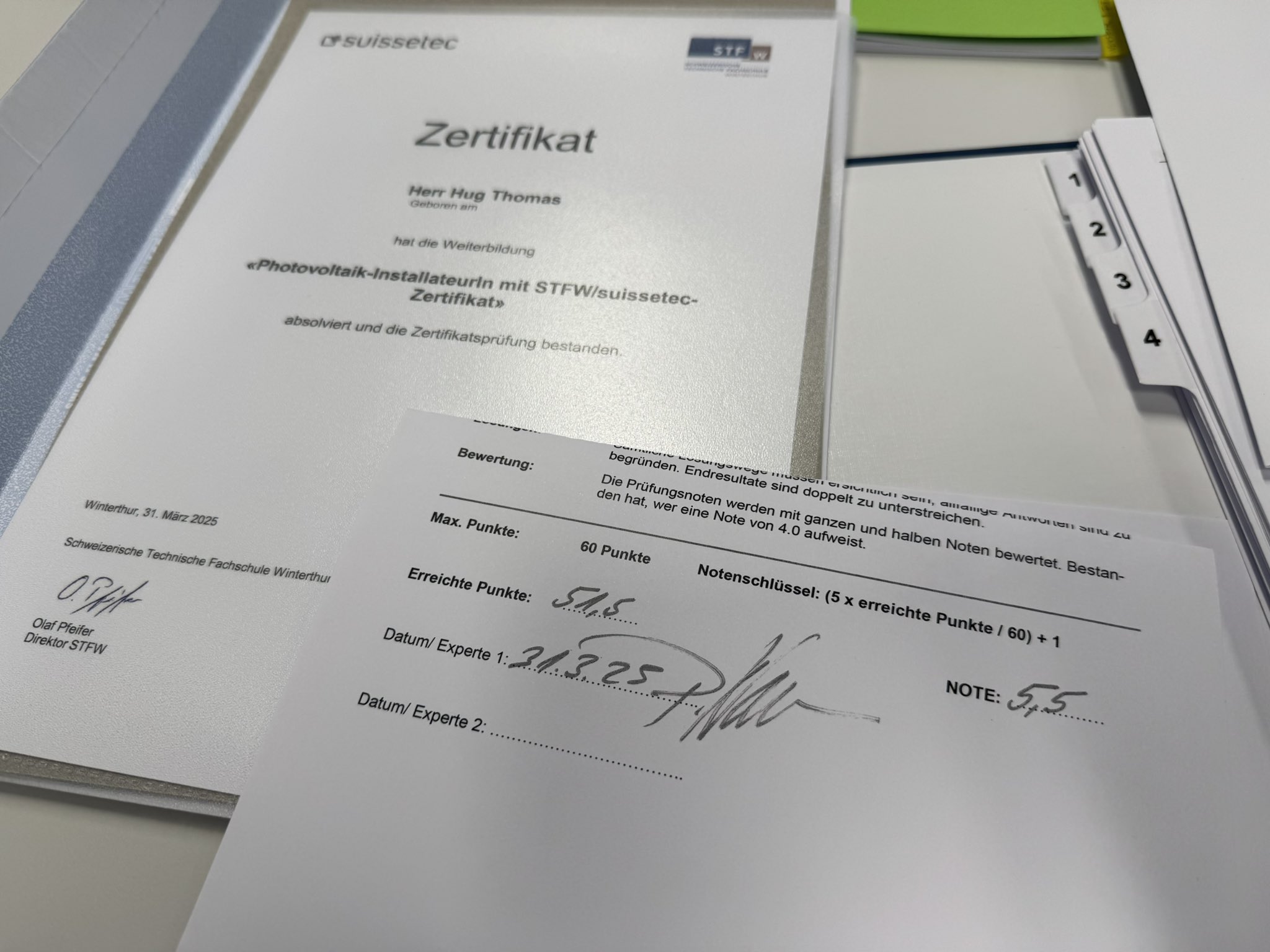 Zertifikat Kurs STFW